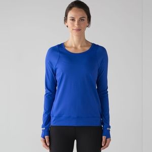 ⛱️Lululemon Mind Over Miles Long Sleeve in Jet Stream